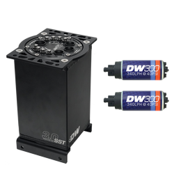 DeatschWerks 3.0L Staged Surge Tank w/ DW300 Fuel Pumps