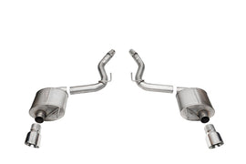 Corsa 24+ Ford Mustang GT Touring Axle-Back Dual Rear Exit with 4.5in Pro Series Polished Tips