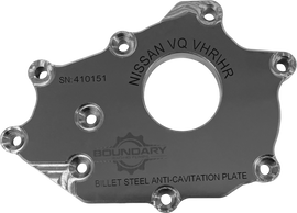 Boundary Nissan VQ DE 3.5L Steel Anti-Cavitation High Flow Billet Back Plate