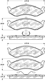 StopTech Street Select Brake Pads - Front/Rear