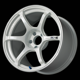 Advan RG-4 17x8.5 / +31 Offset / 5x114.3 / 73mm Bore / Racing White Metallic and Ring
