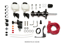 Load image into Gallery viewer, Wilwood Tandem Remote M/C Kit w L/H Bracket &amp; Prop Valve - 15/16in Bore Black-W/Pushrod
