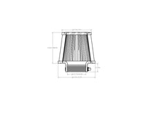 Load image into Gallery viewer, aFe POWER Universal Clamp-On Air Filter w/ D2 Dura-Dry Media - 3in F x 6in B x 4-3/4in T x 5in H
