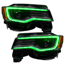 Load image into Gallery viewer, Oracle 14-21 Jeep Grand Cherokee Dynamic Headlight DRL Upgrade Kit - ColorSHIFT - Dynamic NO RETURNS