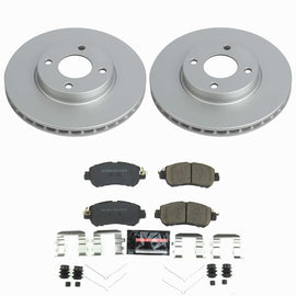 Power Stop 18-25 Nissan Kicks Front Z23 Coated Brake Kit