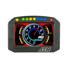 Load image into Gallery viewer, AEM CD-5LG Carbon Logging Flush Digital Dash Display w/ Internal 20Hz GPS &amp; Antenna