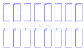 King Engine Bearings Chevy LS1 / LS6 / LS3 (Size STD) Silicone Bi-Metal Alum Rod Bearing Set