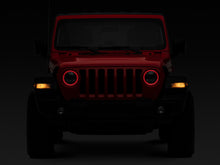 Load image into Gallery viewer, Raxiom 18-22 Jeep Wrangler JL/JT Axial 9-Inch LED Headlights w/RGB Halo- Blk Housing (Clear Lens)
