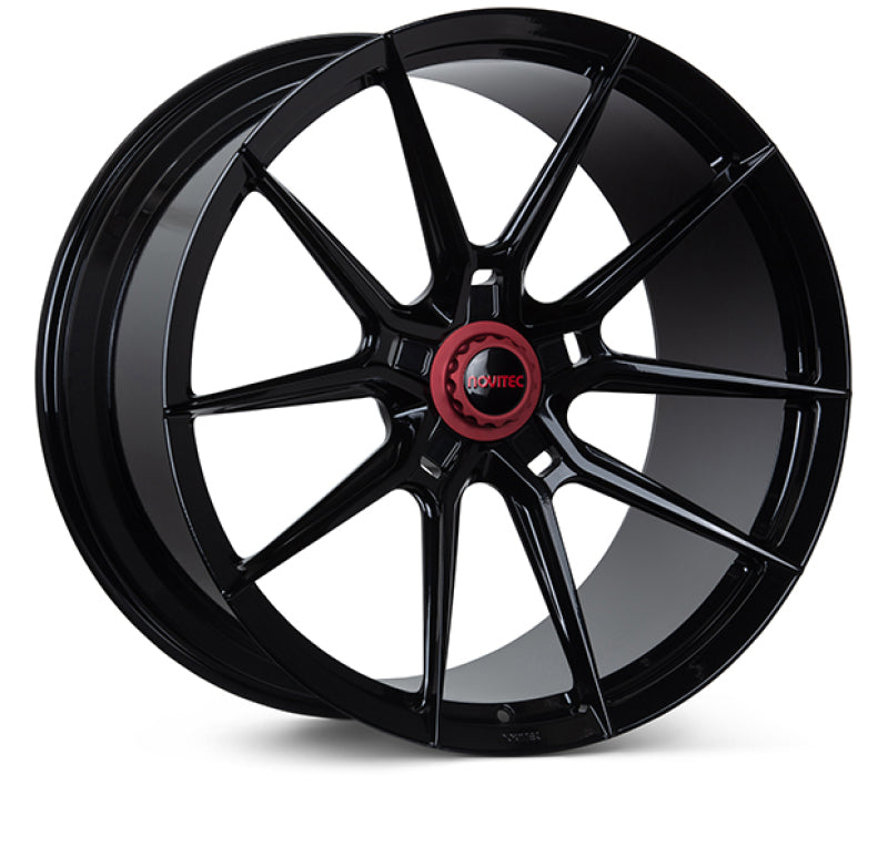 Vossen x Novitec NF10 21x9in - 5x114.3 BP - ET39 - Gloss Black Maserati MC20 Front Wheel