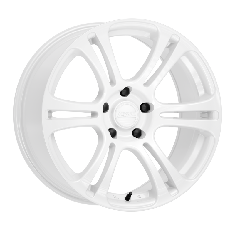 Kansei K16W Neo 18x9in / 5x120 BP / 35mm Offset / 72.56mm Bore - Gloss White Wheel