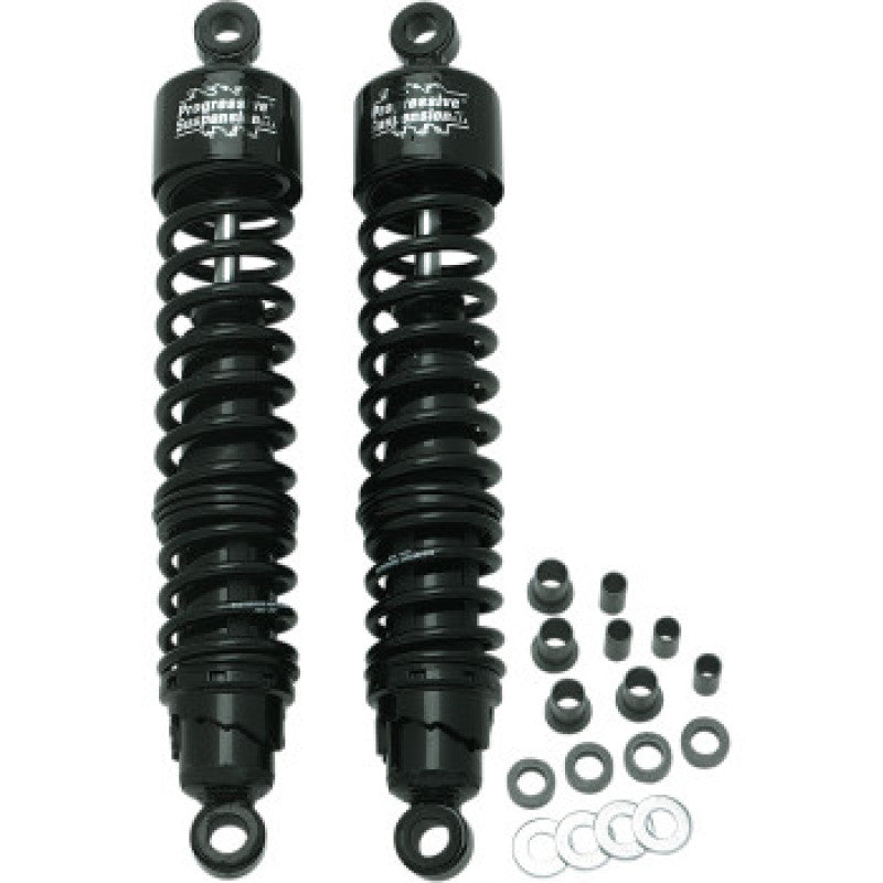 Progressive Harley 413 Series Shocks 15.0in - Black