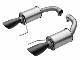 Roush 15-17 Mustang GT Black Tip Axle Back Exhaust