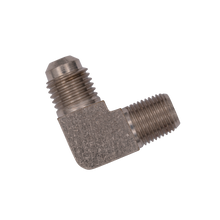 Load image into Gallery viewer, Flo Supply 1/8" NPT x 4AN 90 Degree Fitting - Male/Male (Bar Stock)