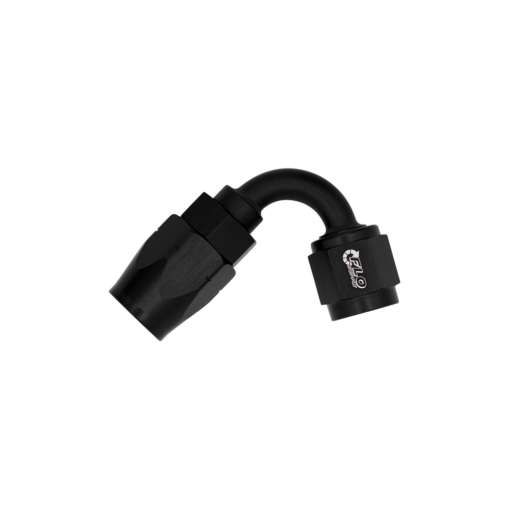 Flo Supply 4AN Cutter 120 Degree Swivel Hose End