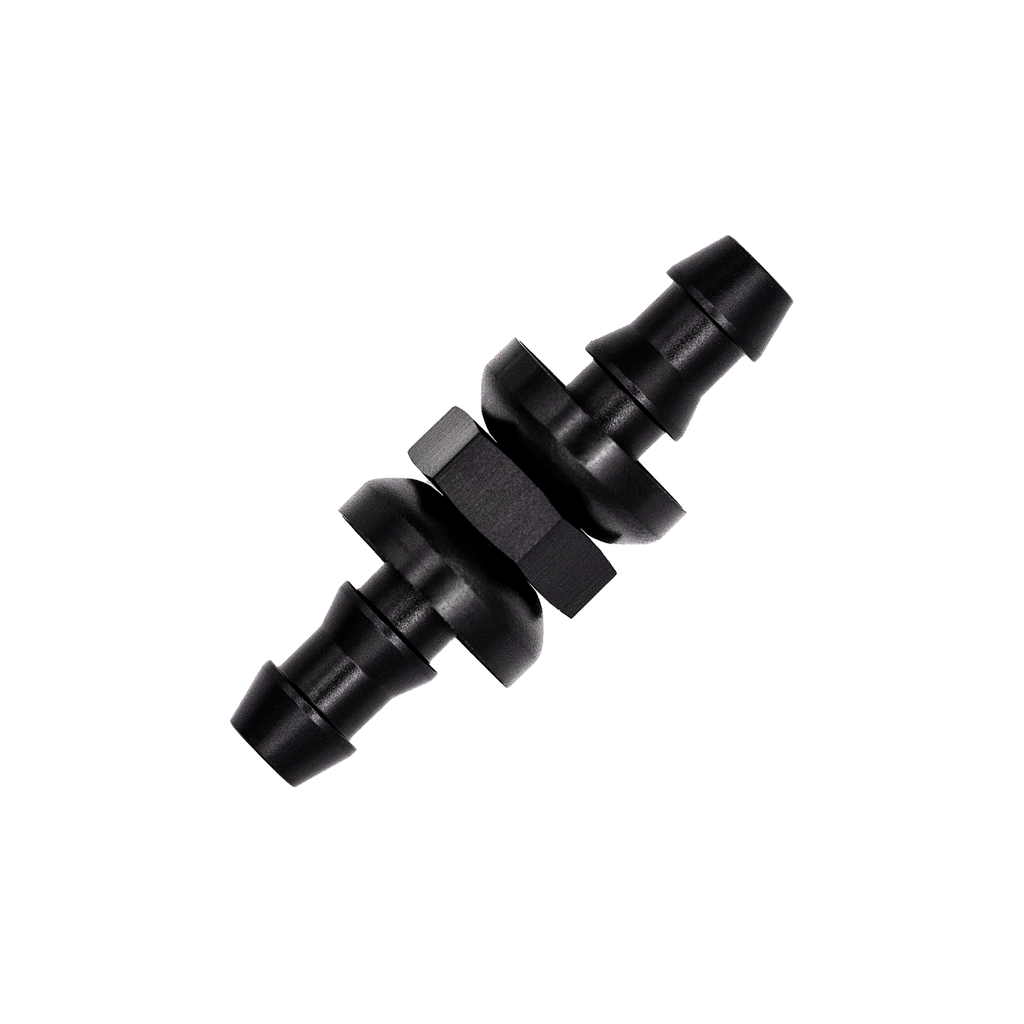 Flo Supply 6AN Push-On Straight Barb Union