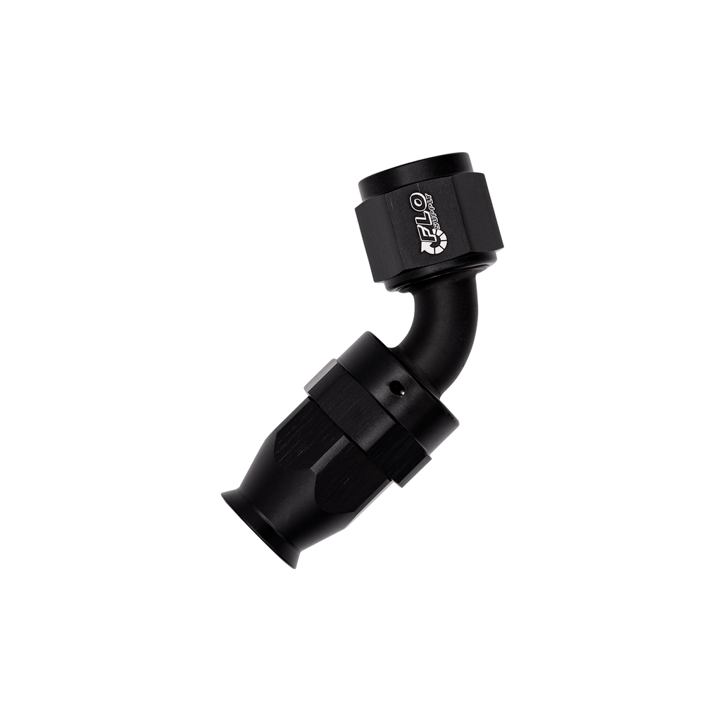 Flo Supply 10AN PTFE 60 Degree Swivel Hose End