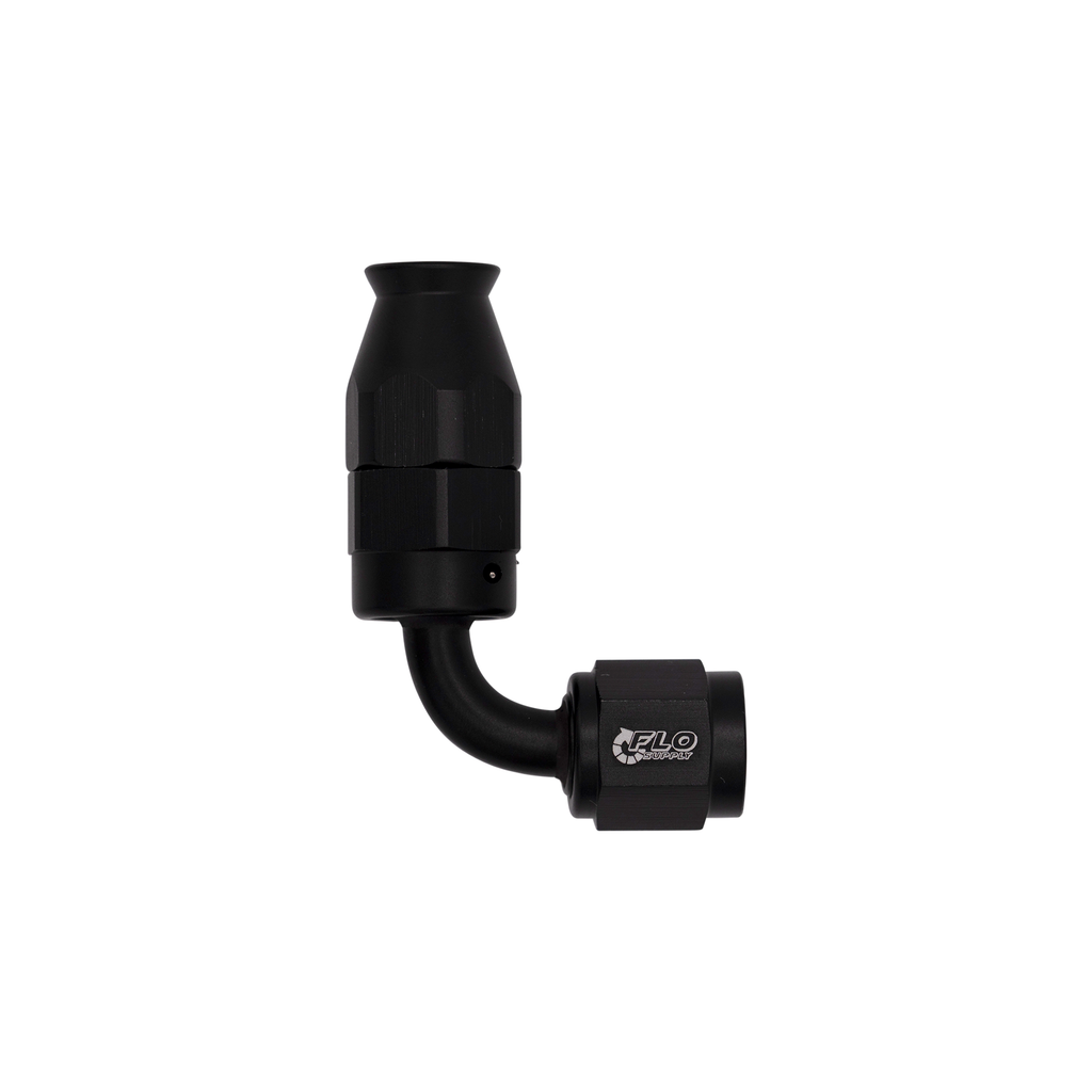 Flo Supply 10AN PTFE 90 Degree Swivel Hose End