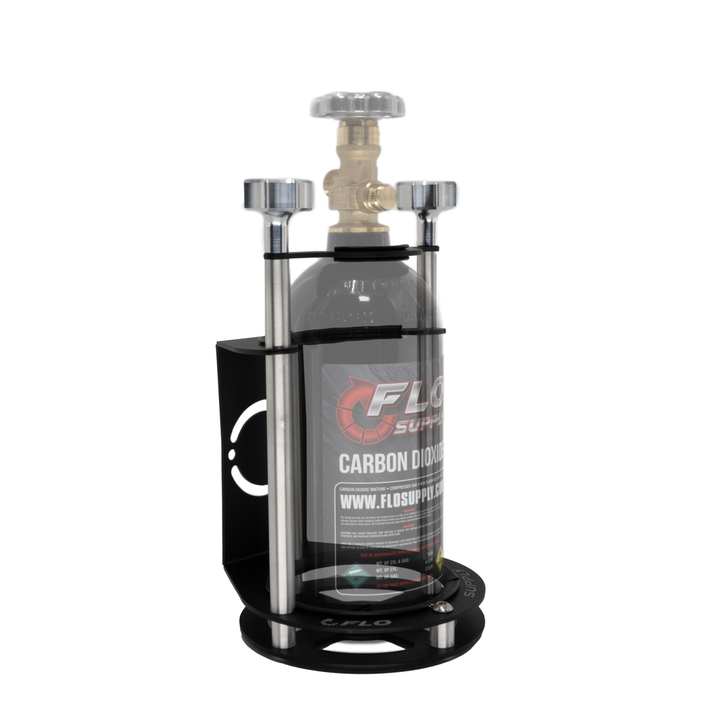 Flo Supply Race-Light Single 2.5lb Bottle Bracket - Roll Bar Mount - 1-1/2" Bar
