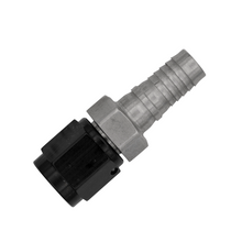 Load image into Gallery viewer, Flo Supply Stainless 6AN Hose End Insert/4AN Black Tube Nut