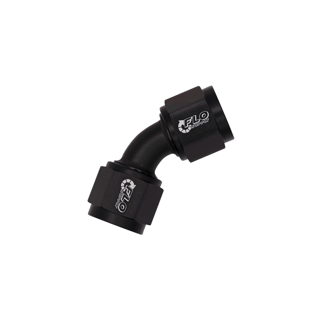 Flo Supply 8AN 45 Degree Female Swivel Coupler
