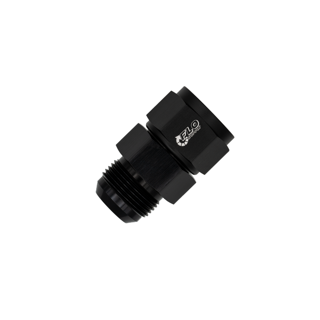 Flo Supply 16AN Female To Male Swivel Adapter with 1/4"NPT Port