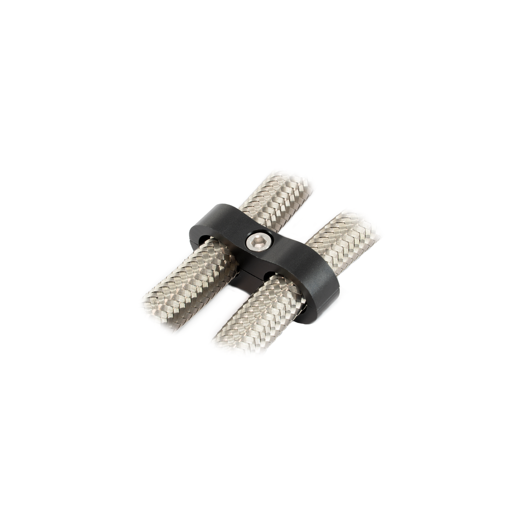 Flo Supply 1" Billet Dual Hose Separator