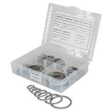 Load image into Gallery viewer, Flo Supply Aluminum Washer Set - 10 each of 3AN, 4AN, 6AN, 8AN, 10AN, 12AN, 16AN