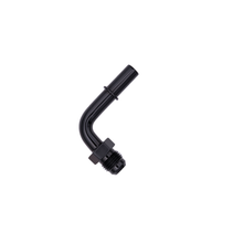 Load image into Gallery viewer, Flo Supply 6AN x 3/8" 90 Degree Spring Lock Fuel Adapter - Male/Male