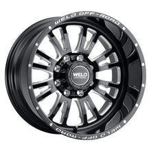 Load image into Gallery viewer, Weld Slingblade 20x9/8x165.1 BP/0 Offset/ 5 BS/125.1 Bore Gloss Black MIL