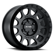 Load image into Gallery viewer, Method Wheels MR305 NV 18x9 +18mm Offset 6x135 94mm CB Matte Black - Gloss Black Lip