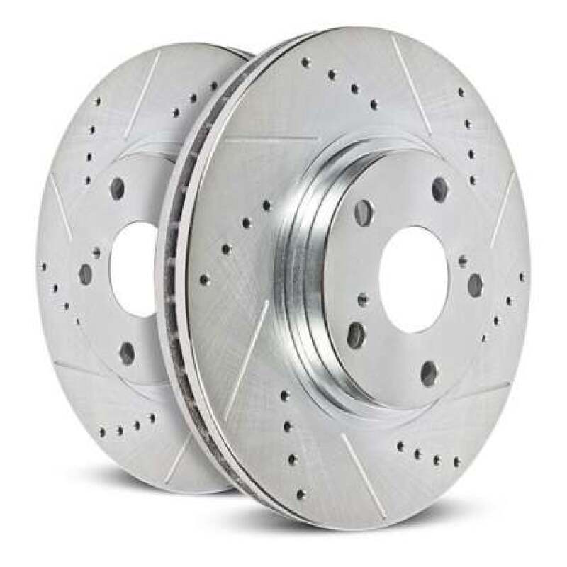 Power Stop 21-24 Ram 1500 TRX Left Front Drilled & Slotted Rotor