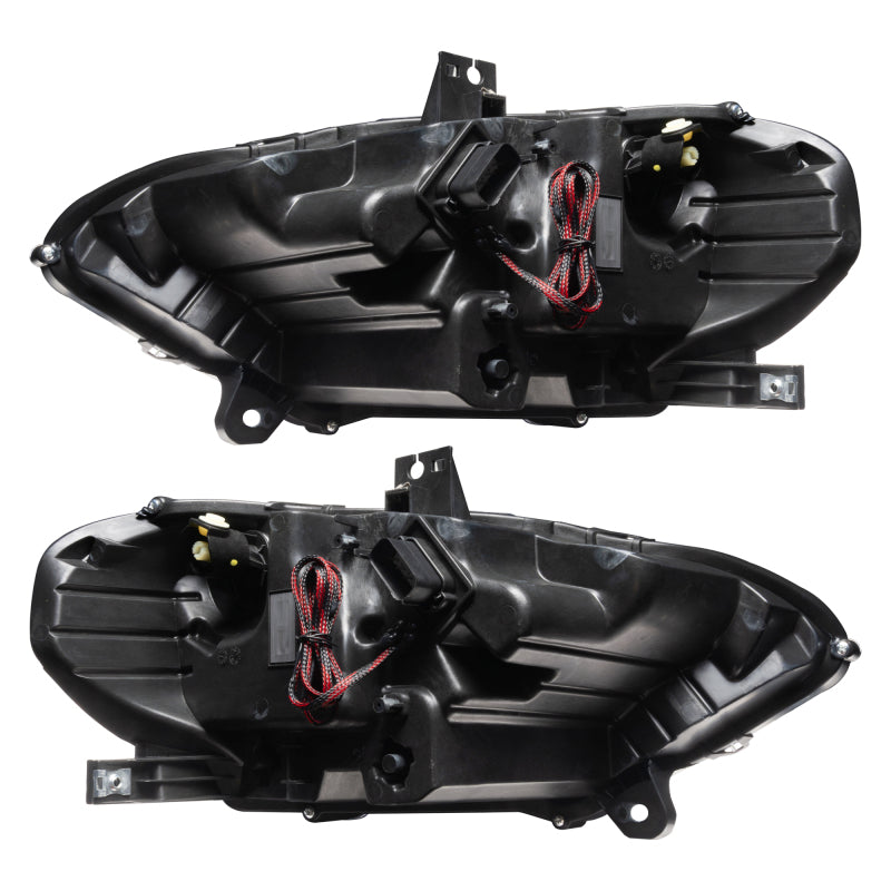 Oracle Lighting 18-23 Ford Mustang Dynamic ColorSHIFT LED Headlights - Black Series NO RETURNS