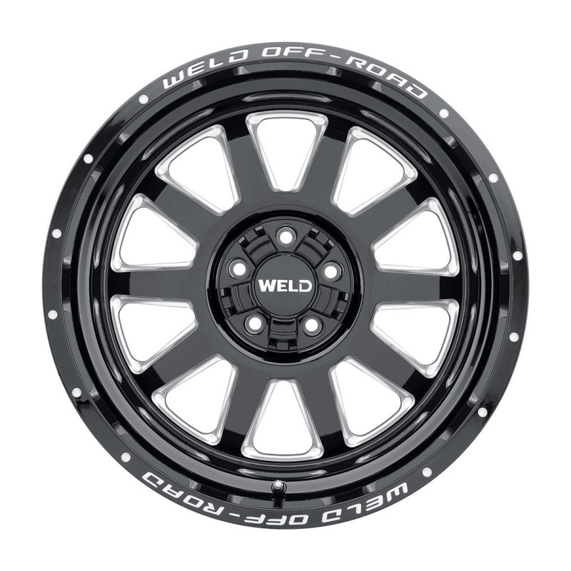 Weld Stealth 18x9 / 5x114.3 / 4.5 BS / 78.1 HB - Gloss Black Milled - Non-BL Wheel