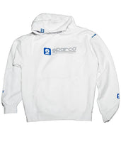 Load image into Gallery viewer, Sparco Sweatshirt Hooded WWW White XSML