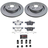 Power Stop 19-24 Ford Edge Rear Z36 Coated Truck & Tow Brake Kit