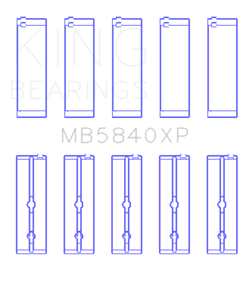 King Engine Bearings Chrysler 300 SRT8 (+0.25) Main Bearing Set