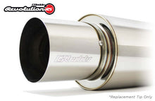 Load image into Gallery viewer, GReddy Universal 3in Revolution RS Muffler SS Tip - 115mm Dia / 185mm Length