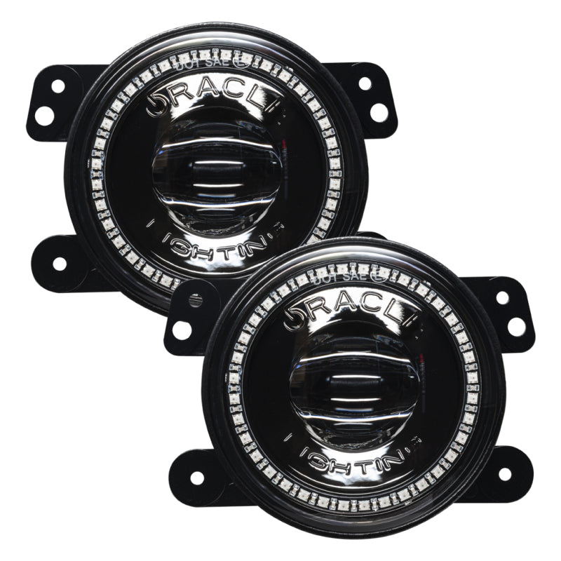 Oracle Jeep Wrangler JK/JL/JT High Performance W LED Fog Lights - ColorSHIFT - Dynamic NO RETURNS