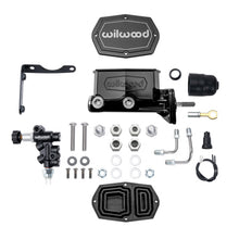 Load image into Gallery viewer, Wilwood MOPAR Compact Tandem M/C Kit w/ P-Valve &amp; Pushrod 15/16in Bore - Black