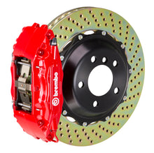 Load image into Gallery viewer, Brembo 93-95 RX-7 Front GT BBK 4 Piston Cast 2pc 332x32 2pc Rotor Drilled-Red