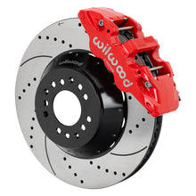Load image into Gallery viewer, Wilwood kit front AERO6 wwe 2IN. drop alum pro spindle 15.00 rotor SRP red