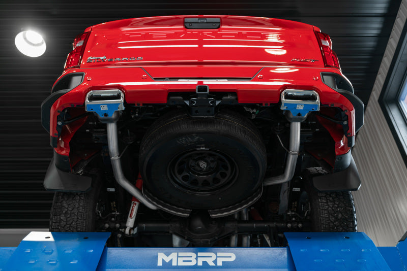 MBRP 19-Up Chevy Silverado 1500 6.2L 2.5in Catback Dual Rear Exit T304 SS