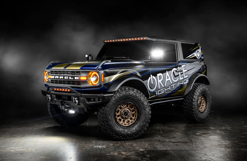 Oracle 2021+ Ford Bronco Oculus  Bi-LED Projector Headlights - Amber/White Switchback NO RETURNS