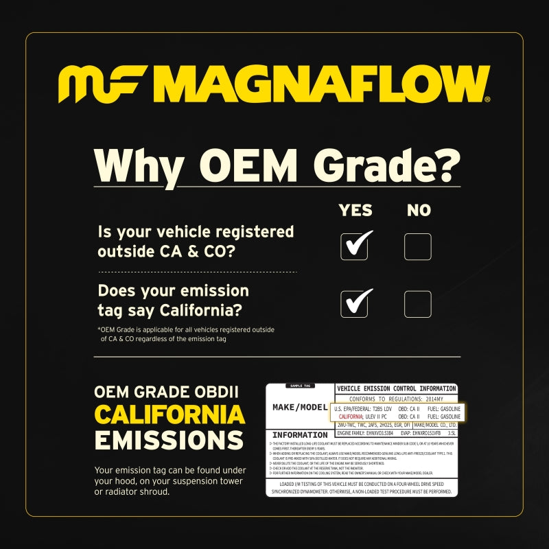 MagnaFlow 18-22 BMW 530e OEM Grade Federal / EPA Compliant Direct-Fit Catalytic Converter