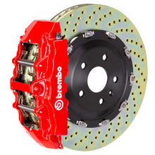 Load image into Gallery viewer, Brembo 00-06 Suburban Front GT BBK 6 Piston Cast 2pc 380x34 2pc Rotor Drilled-Red