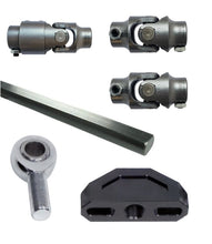 Load image into Gallery viewer, Ridetech Universal High Clearance Steering U-Joint Kit - 1in-48 Spline to 3/4in-36 Spline