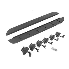 Load image into Gallery viewer, Go Rhino 17-22 Ford F-250 / F-350 Reg Cab 2DR RB10 Slim Running Boards Kit (w/Brackets) - Tex. Blk