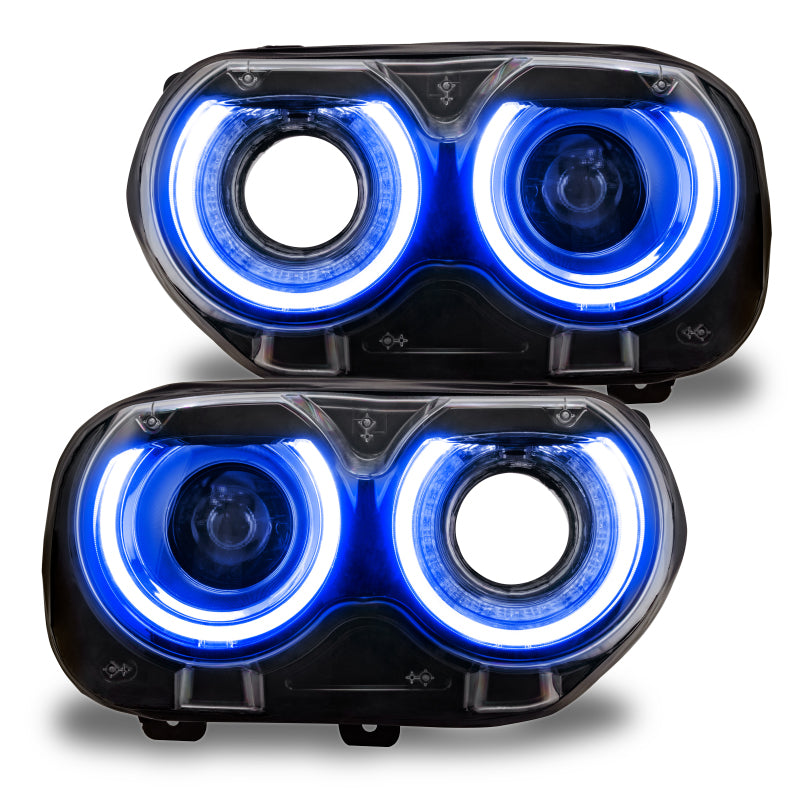 Oracle 15-21 Dodge Challenger RGB+W Headlight DRL Upgrade Kit - ColorSHIFT+W NO RETURNS