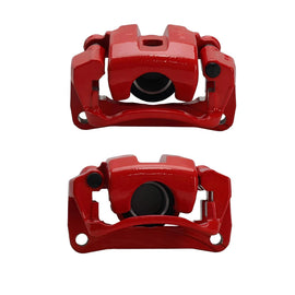 Power Stop 16-22 Toyota Sequoia Rear Red Caliper w/Bracket (Pair)