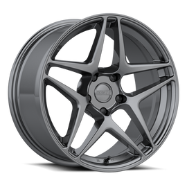 Kansei K15G Astro 19x8.5in / 5x112 BP / 35mm Offset / 66.6mm Bore - Gunmetal Wheel